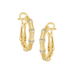 Matte Logs Huggie Earring