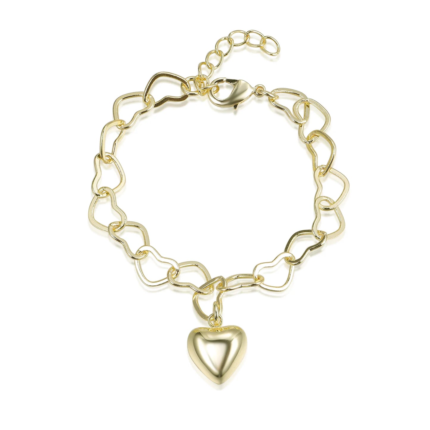 Heart Charm Bracelet