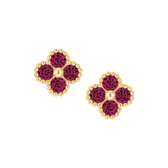 Four Stone Clover Stud