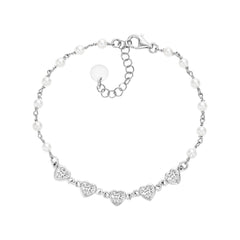 Pearl Heart Mix Bracelet