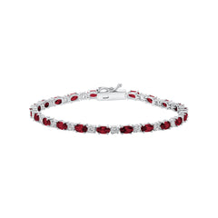 Oval Side Colored Bracelet