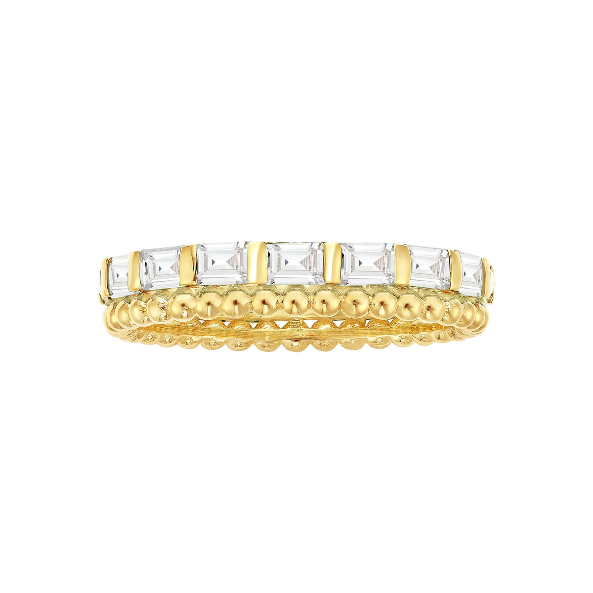 Stacked Baguette Ring