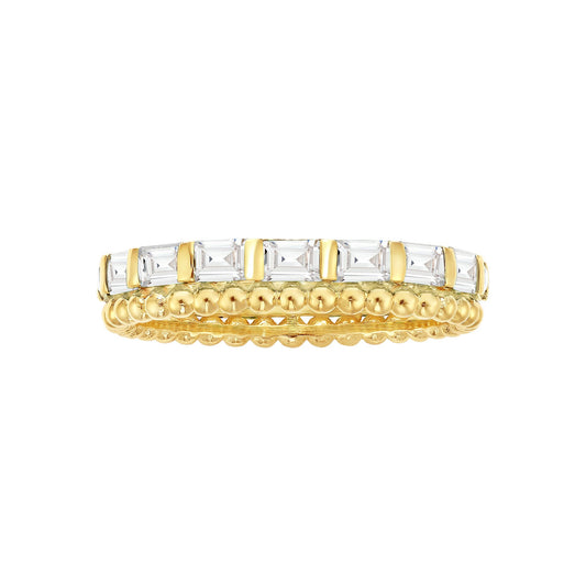 Stacked Baguette Ring