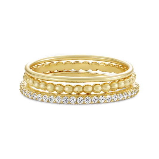 Stackable Beaded Rings