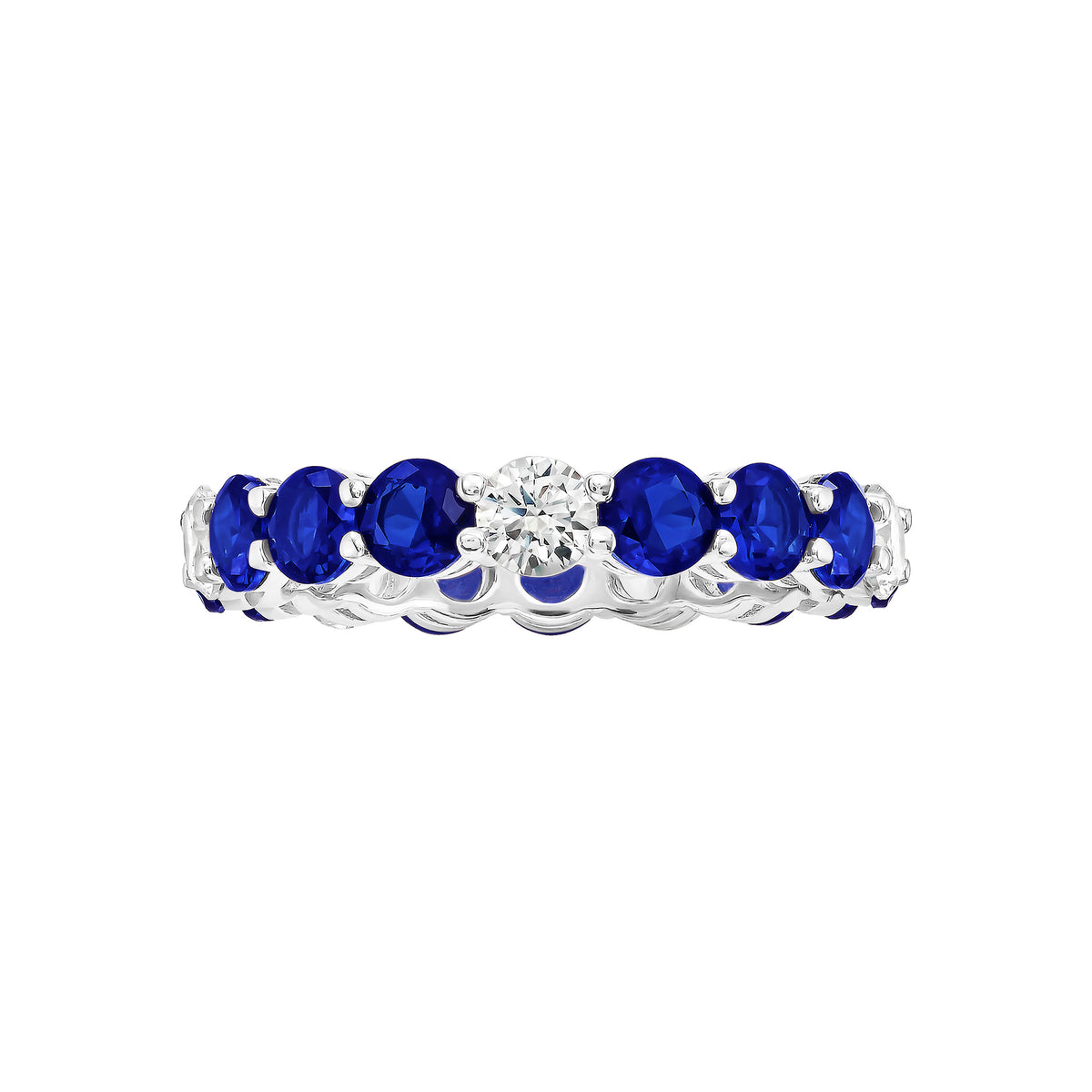 Colored Stone Eternity Ring