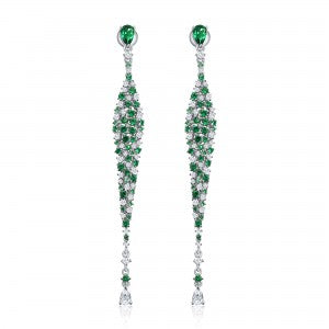 Long Classic Colored Earrings