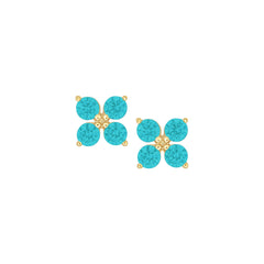 Neat Clover Stud Earring