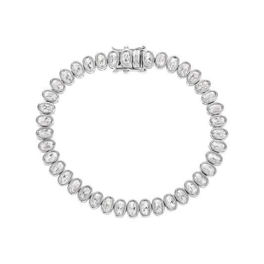 Oval Bezel Bracelet