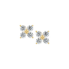 Neat Clover Stud Earring