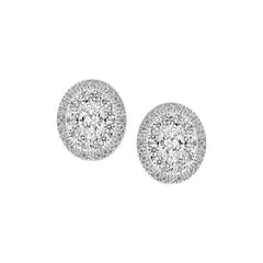Oval Radiance Stud Earrings