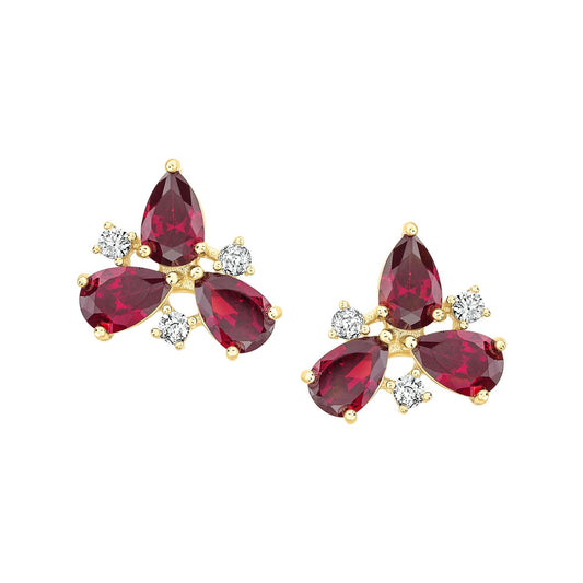 Bouncing Raindrops Stud Earring