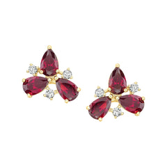 Bouncing Raindrops Stud Earring