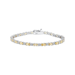 Oval Side Colored Bracelet