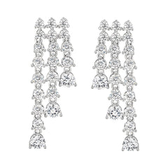 Triple Drop Graduating Earrings
