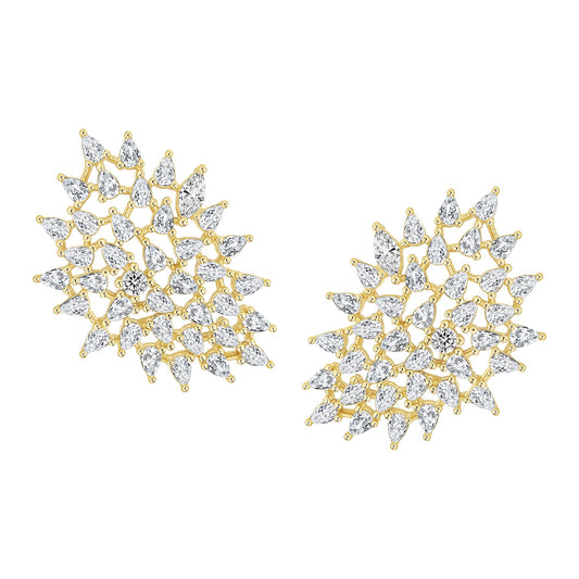 Statement Curved Crawler Earrings