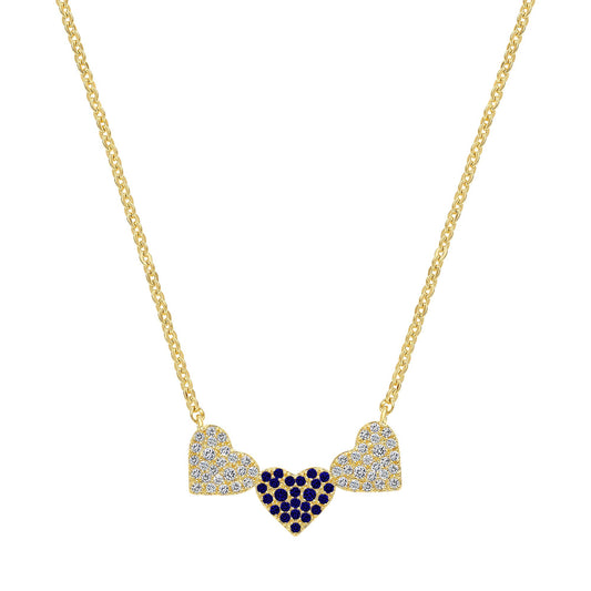 Pointy Hearts Trio Pendant