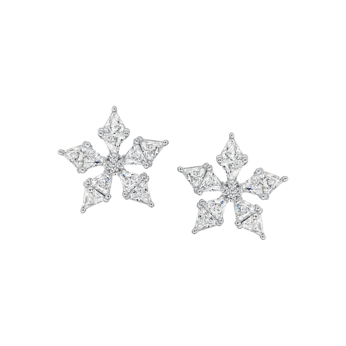 Snowflake Stud Earrings