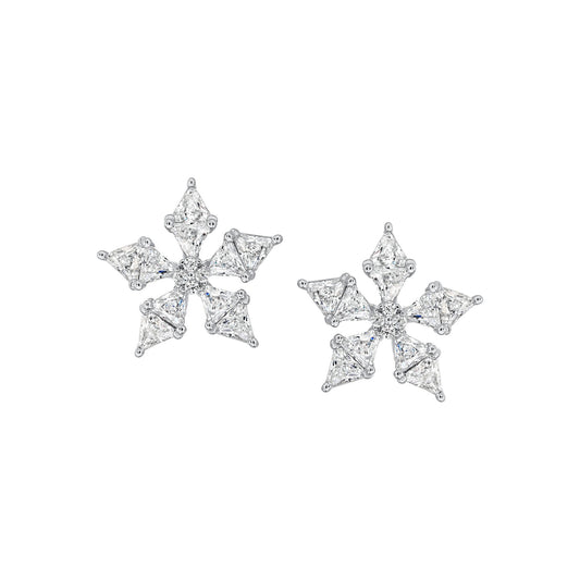 Snowflake Stud Earrings