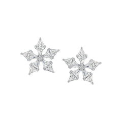 Snowflake Stud Earrings