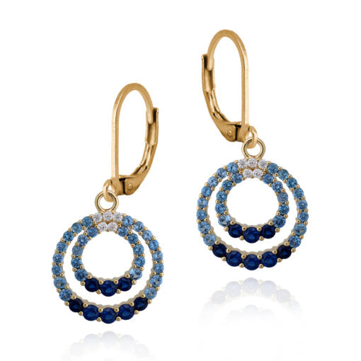 Ombre Circle Earring