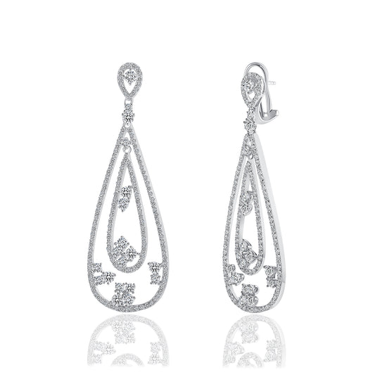 Double Teardrop Earrings