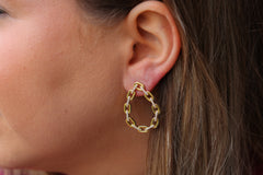 Link Teardrop Earrings