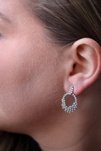 Detailed Cluster Earrings