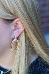 Statement Matt Gold Earrings