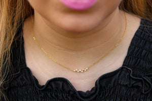 Dainty Up Down Bar Necklace