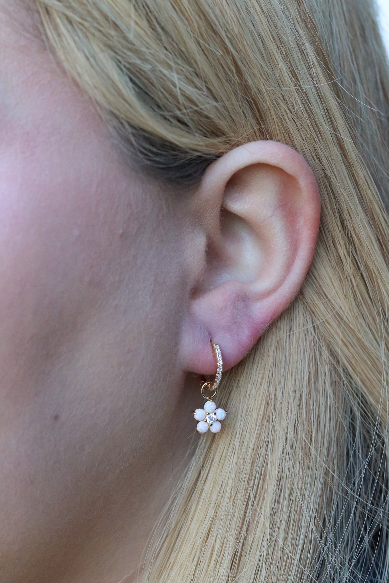 Mini Floral Drop Earrings