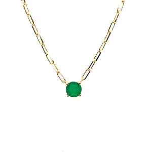 Classic Circle Link Necklace