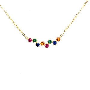 Dainty Up Down Bar Necklace