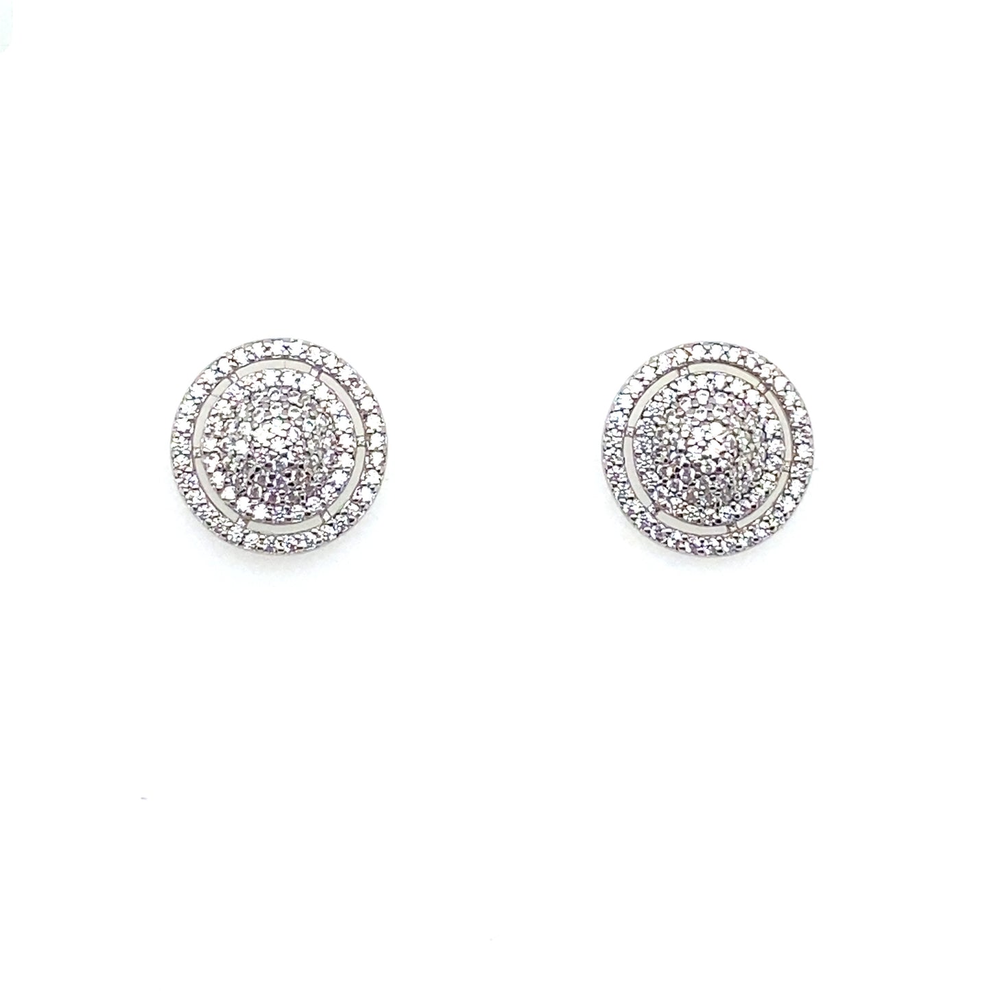 Double Pave Studs