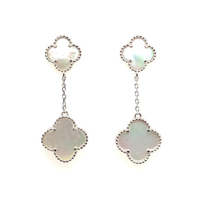 Double Clover Earrings