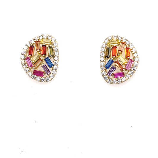 Unique Baguette Stud