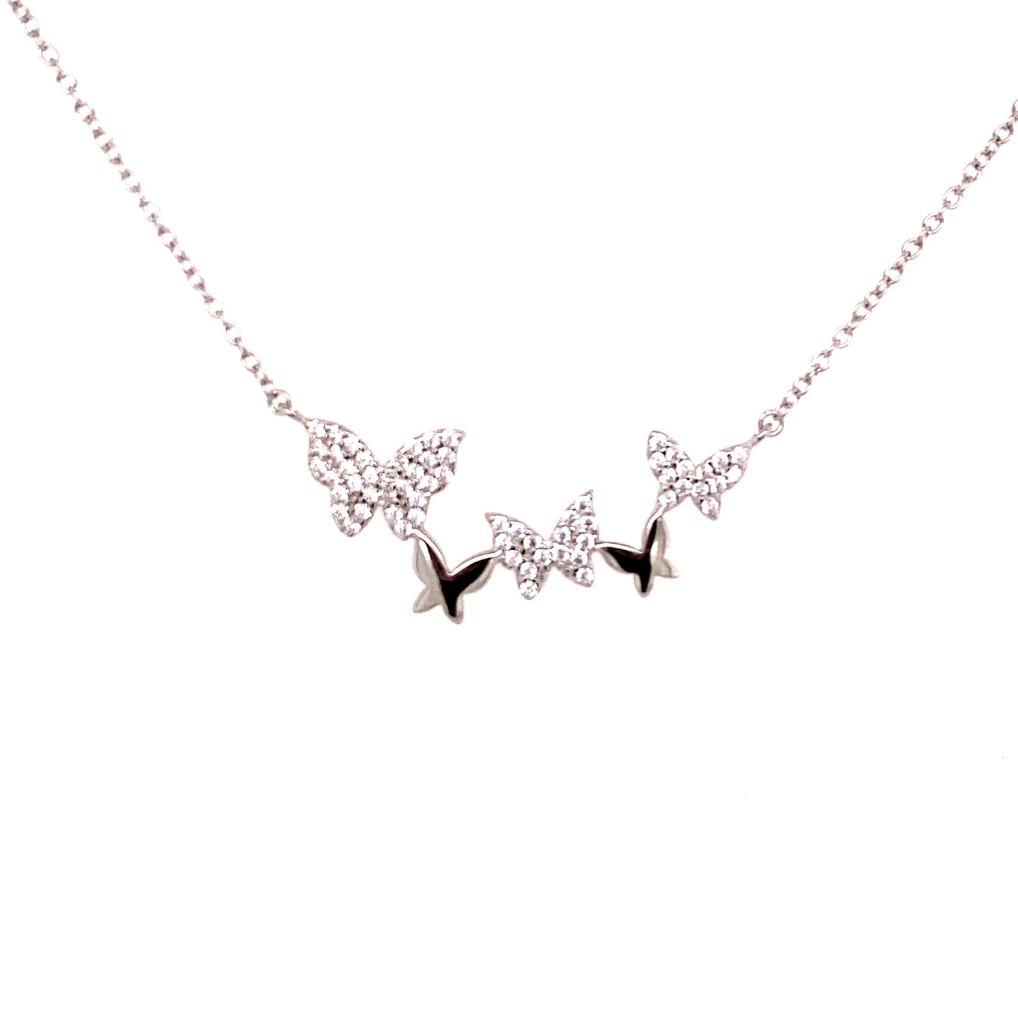 Up & Down Butterfly Necklace