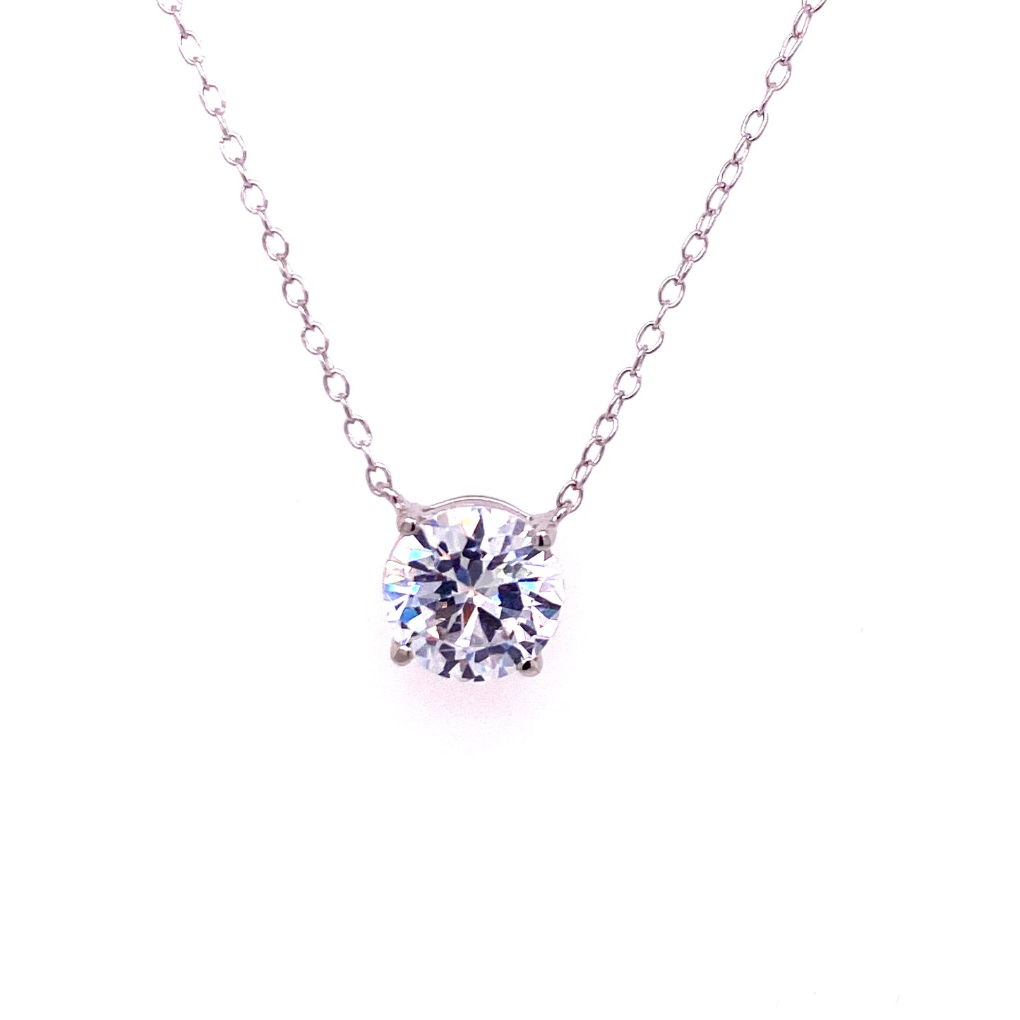 Large Solitaire Necklace