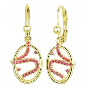 Swirl Gold Earrings