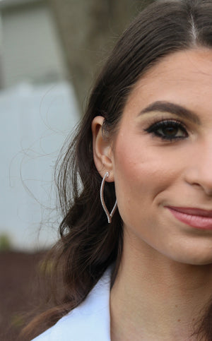 Teardrop Hoops