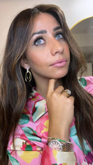 Statement Matt Gold Earrings