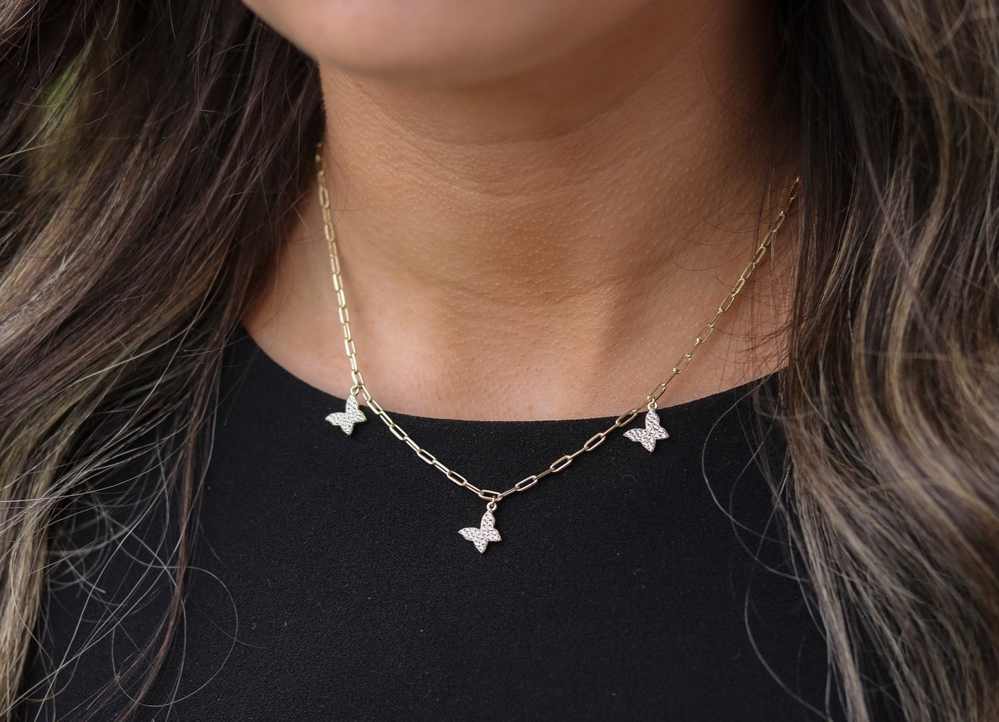 Butterfly Link Necklace