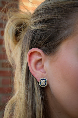 Standout Oversized Baguette Studs