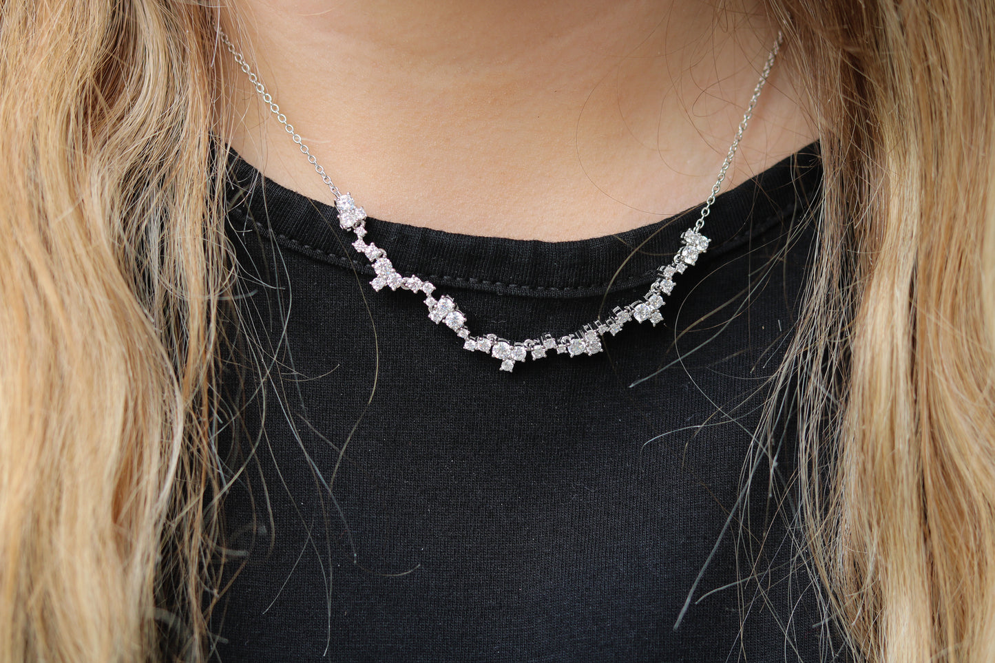 Cluster Front Row Necklace